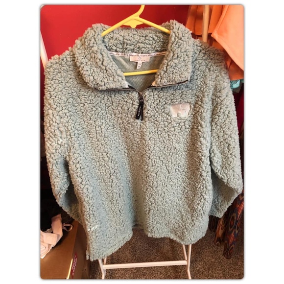 ivory ella Sweaters - Ivory Ella Sherpa Pullover